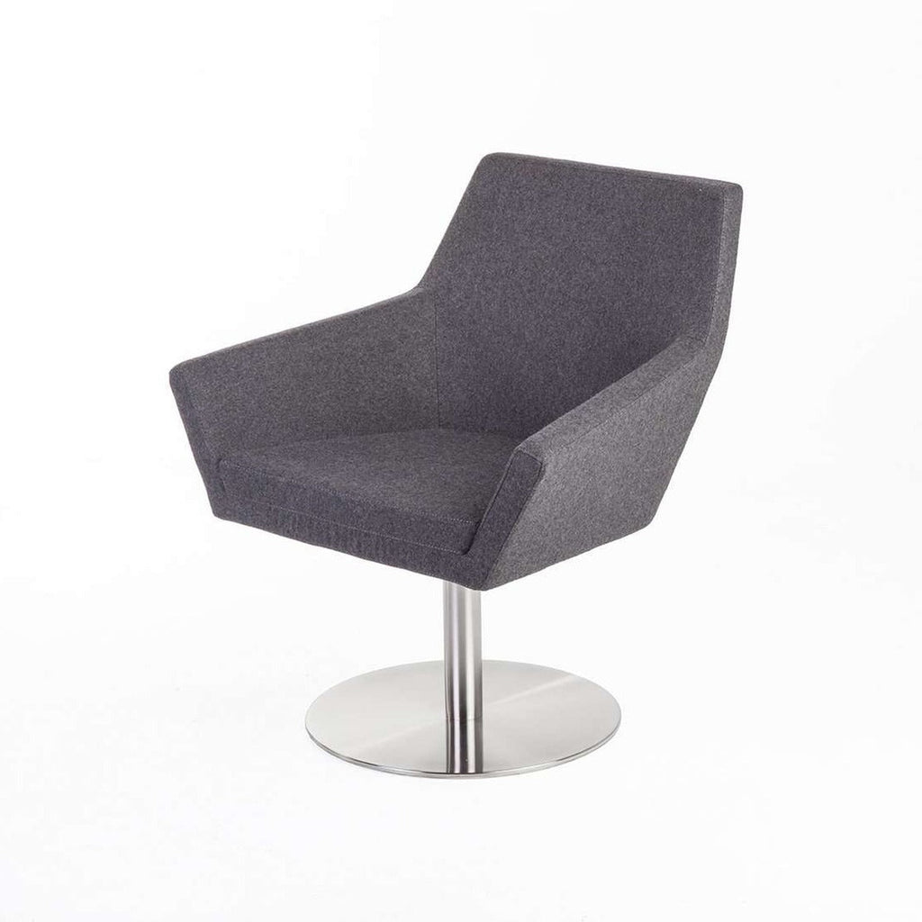 Polygon Lounge Chair-France & Son-FJC073DGREY-Lounge Chairs-1-France and Son