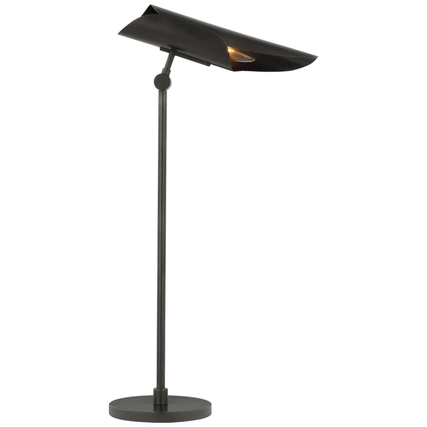 Flowna Desk Lamp-Visual Comfort-VISUAL-CD 3020GM-Table LampsGun Metal-1-France and Son