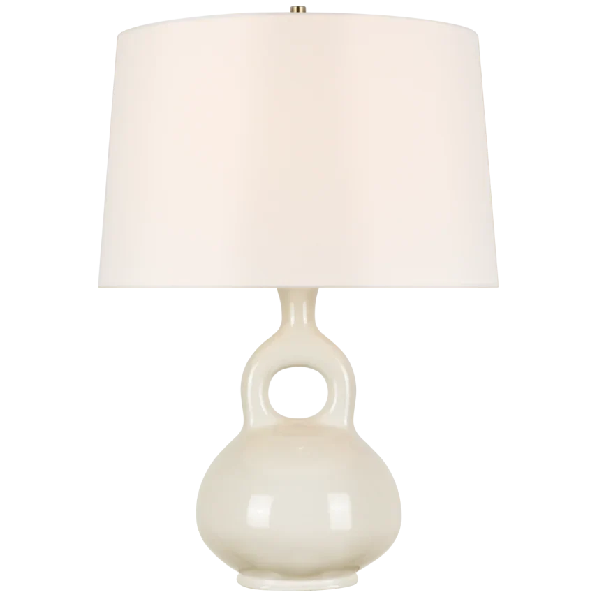 Laluna Large Table Lamp-Visual Comfort-VISUAL-CD 3612IVO-L-Table LampsIvory-1-France and Son