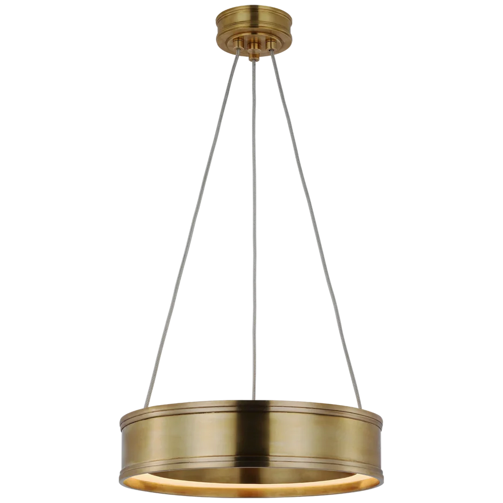 Corla Ring Chandelier-Visual Comfort-VISUAL-CHC 1611AB-ChandeliersAntique-Burnished Brass/14"-5-France and Son