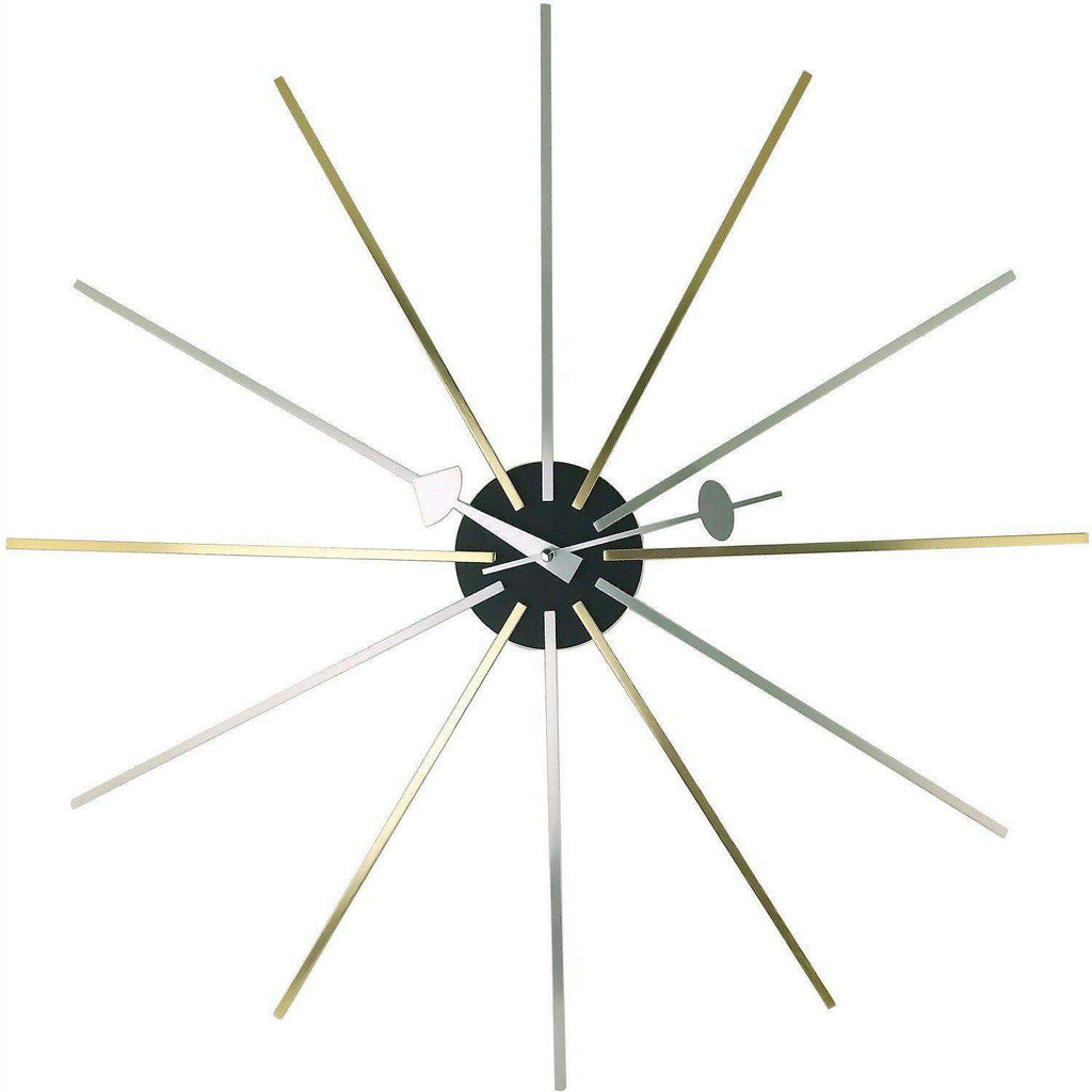 Mid-Century Modern Reproduction Star Clock Inspired by George Nelson