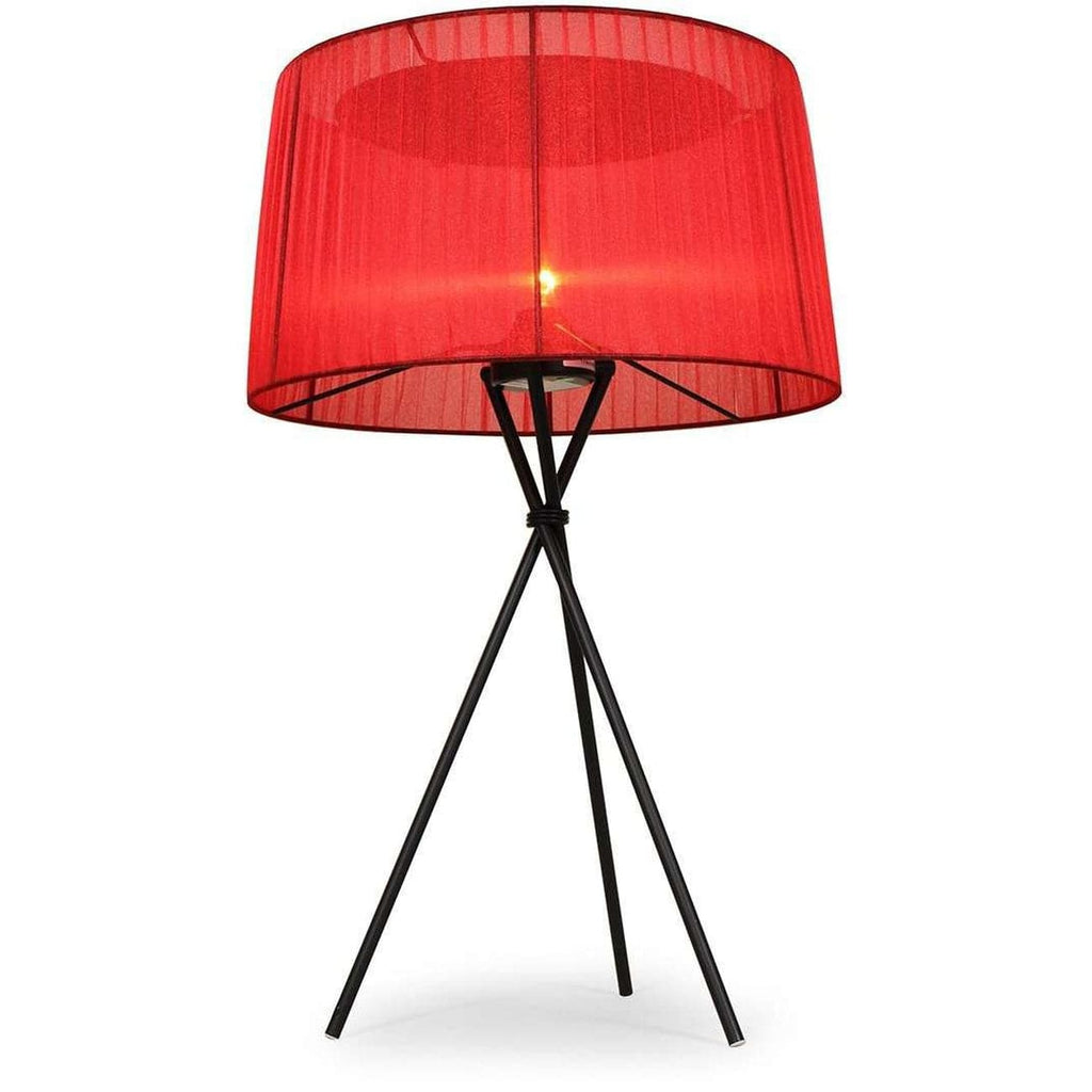 Mid-Century Modern Reproduction Tripode G6 Table Lamp - Red Inspired by Santa and Cole