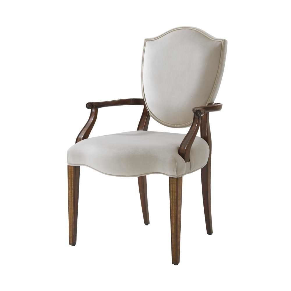 The Holborn Dining Armchair-Theodore Alexander-THEO-SC41007.1BNT-Dining Chairs-1-France and Son