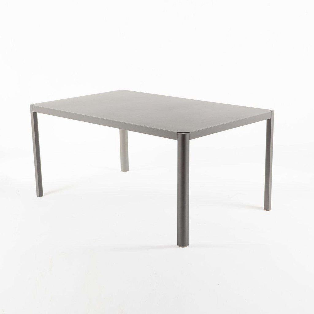 Leoda Metal Outdoor Dining Table-France & Son-FCT5301GREY-Outdoor Dining Tables-2-France and Son