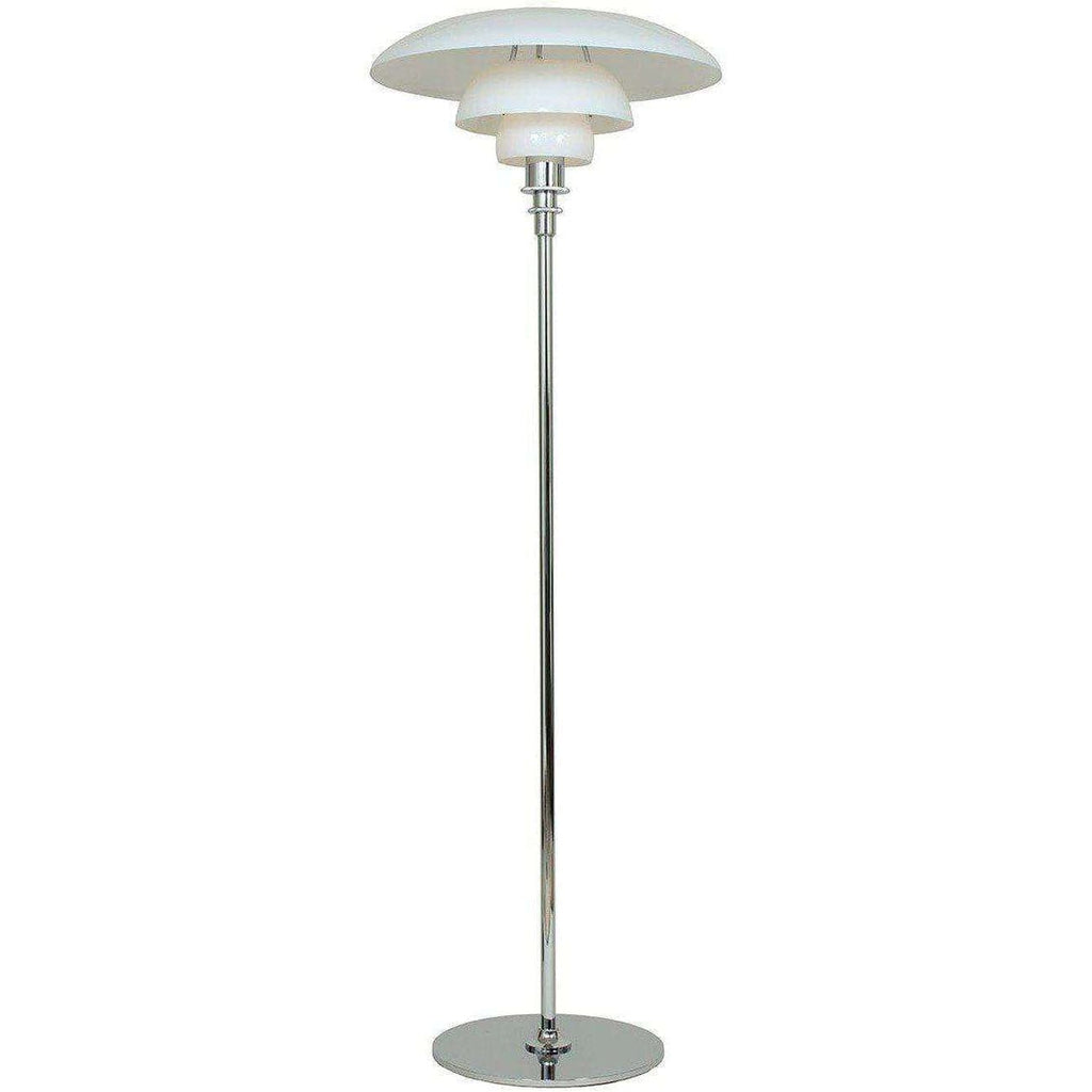 Mid-Century Modern Henningsen 4.5/3.5 Glass Floor Lamp