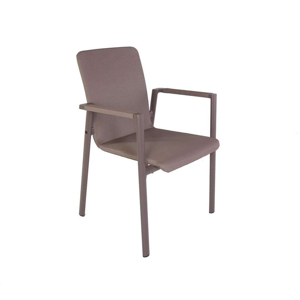 Slano Outdoor Dining Arm Chair-France & Son-FCC4104TAUPE-Outdoor Dining Chairs-2-France and Son