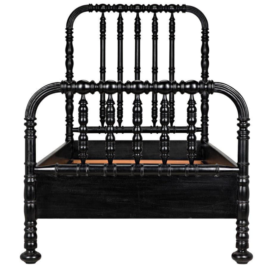 Bachelor Bed-Noir-NOIR-GBED112EKHB-BedsKing-Black-1-France and Son