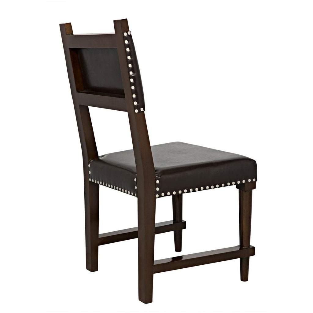 Kerouac Chair, Distressed Brown-Noir-NOIR-GCHA275D1-Dining ChairsBlack-1-France and Son