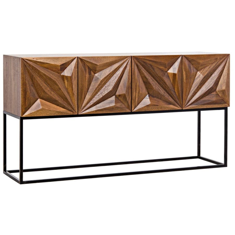 Zurich Console-Noir-NOIR-GCON262BW-Sideboards & CredenzasBleached Walnut-1-France and Son