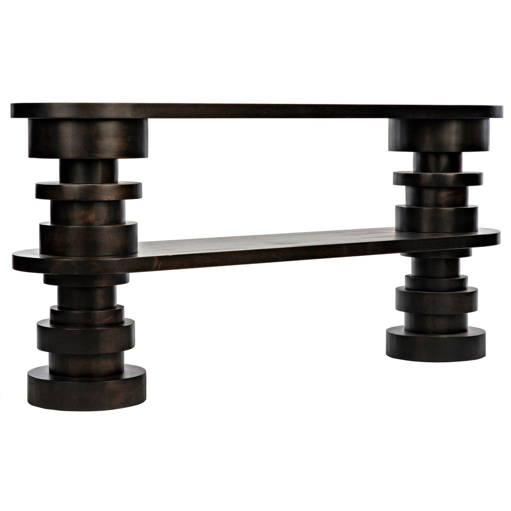 Fuller Console - Ebony Walnut-Noir-NOIR-GCON361EB-Console Tables-1-France and Son