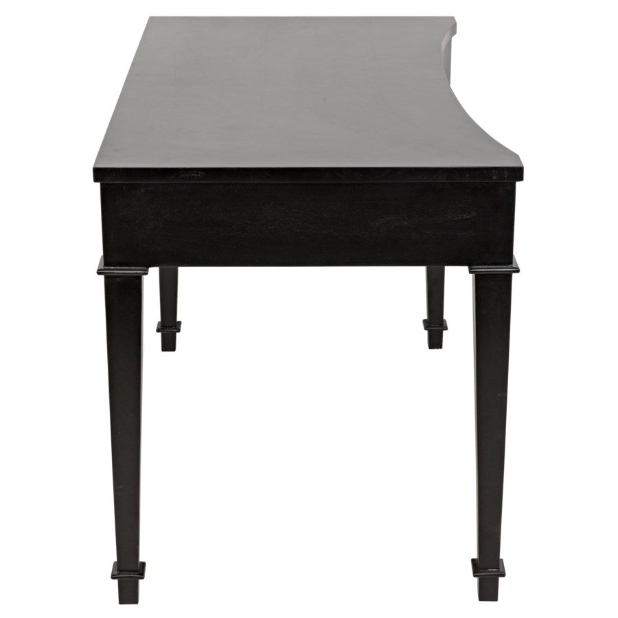 Curba Desk-Noir-STOCKR-NOIR-GDES111HB-DesksHand Rubbed Black-1-France and Son