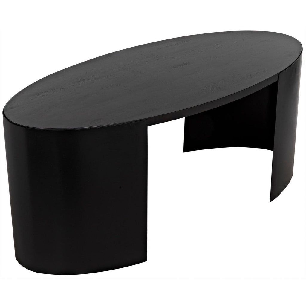 Marigold Desk Ebony Walnut With Black Steel-Noir-NOIR-GDES186EB-Desks-1-France and Son