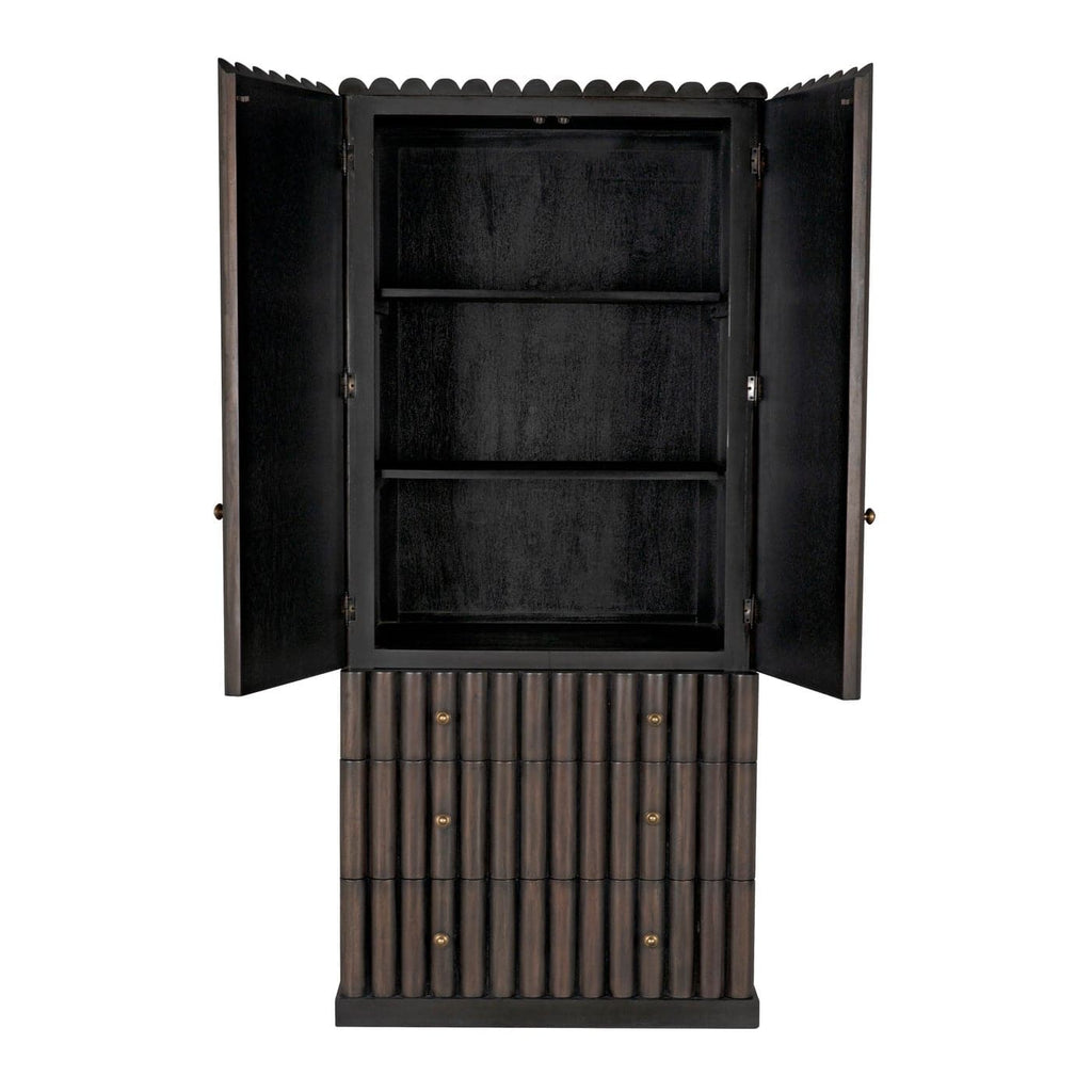 Amunet Hutch - Pale Rubbed-Noir-NOIR-GHUT150PR-Bookcases & Cabinets-1-France and Son