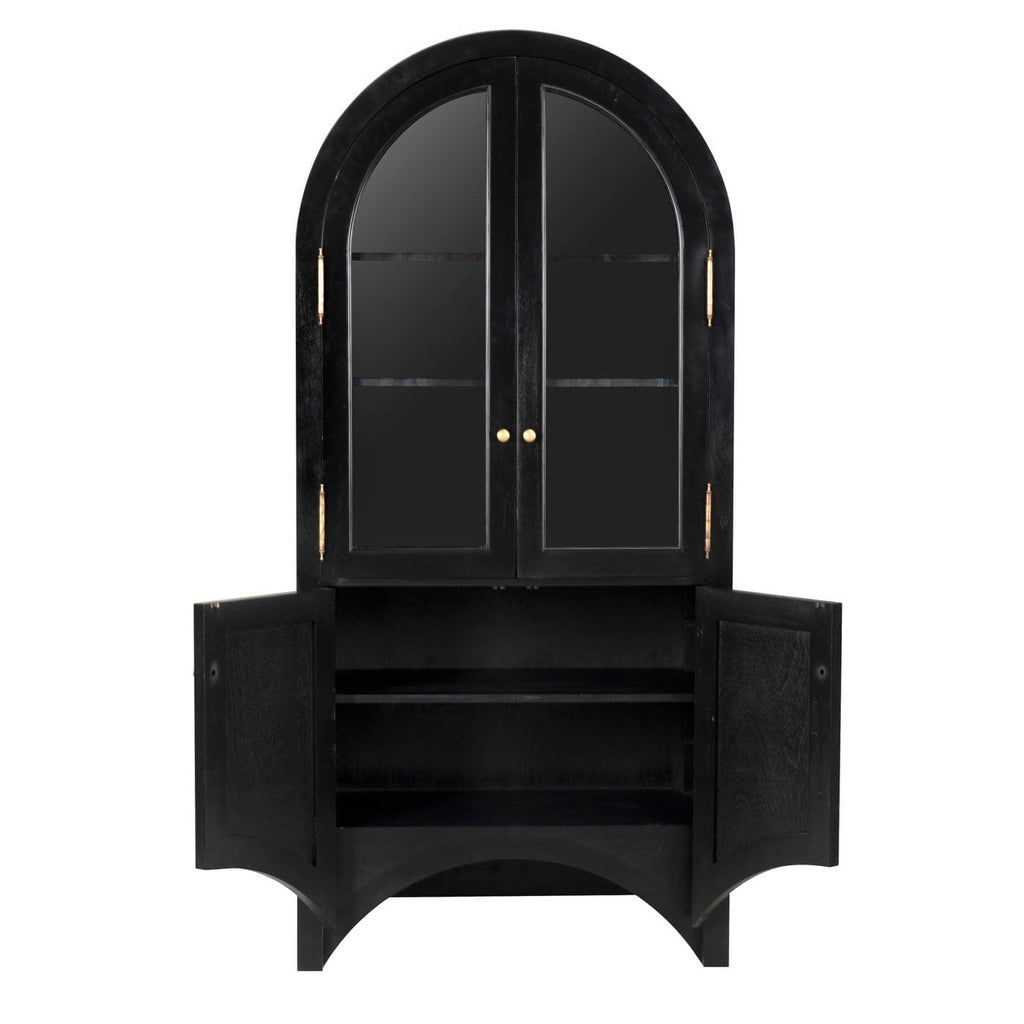 Haring Hutch-Noir-NOIR-GHUT162HB-Bookcases & Cabinets-1-France and Son