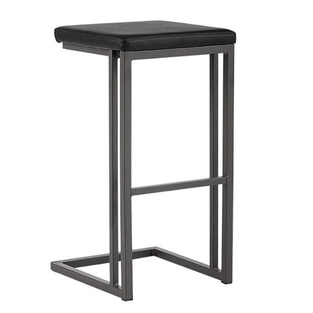 Boone Barstool-Sunpan-SUNPAN-104954-Bar StoolsBlack - Bravo Cognac-1-France and Son