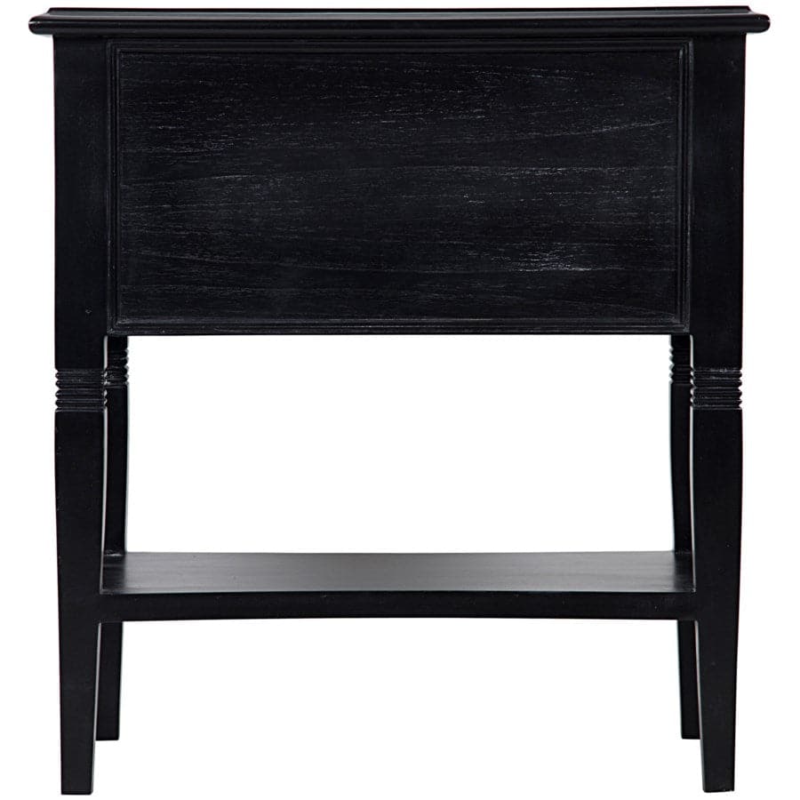 Oxford 2-Drawer Side Table-Noir-NOIR-GTAB246HB-DressersBlack-1-France and Son