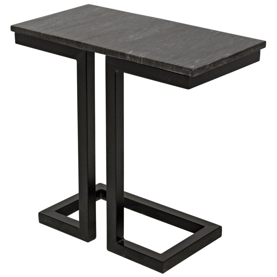 Alonzo Side Table-Noir-NOIR-GTAB359-ML-Side TablesBlack Metal-1-France and Son