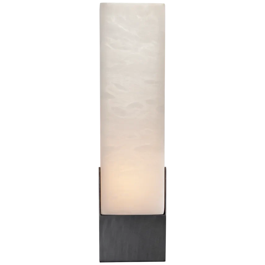 Covey Tall Box Bath Sconce-Visual Comfort-VISUAL-KW 2112AB-ALB-Wall LightingAntique - Burnished Brass-1-France and Son