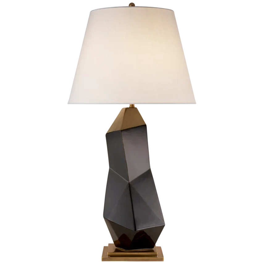 Baymax Table Lamp-Visual Comfort-VISUAL-KW 3046BLK-L-Table LampsBlack Porcelain-1-France and Son