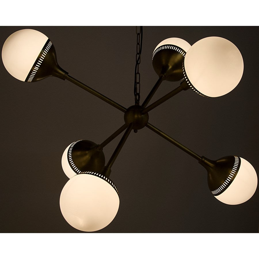 Zoe Sputnik Chandelier-Noir-NOIR-LAMP607MB-ChandeliersLarge-1-France and Son