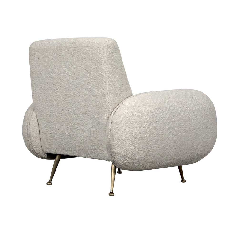 Hera Chair - Boucle Fabric-Noir-NOIR-LEA-C0454-1D-Lounge Chairs-1-France and Son