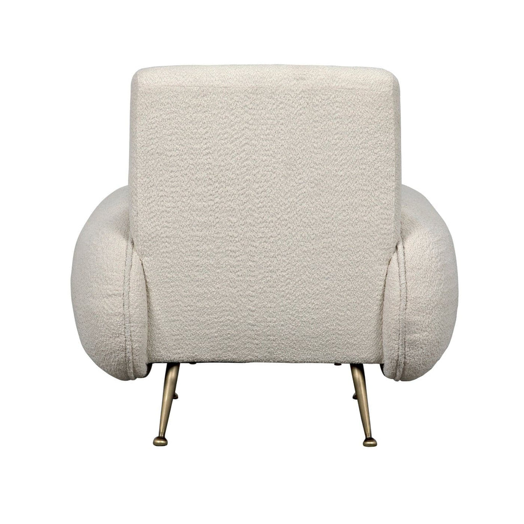 Hera Chair - Boucle Fabric-Noir-NOIR-LEA-C0454-1D-Lounge Chairs-1-France and Son