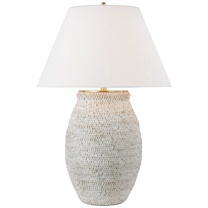 Avela Large Table Lamp-Visual Comfort-VISUAL-MF 3002PWR-L-Table Lamps-1-France and Son