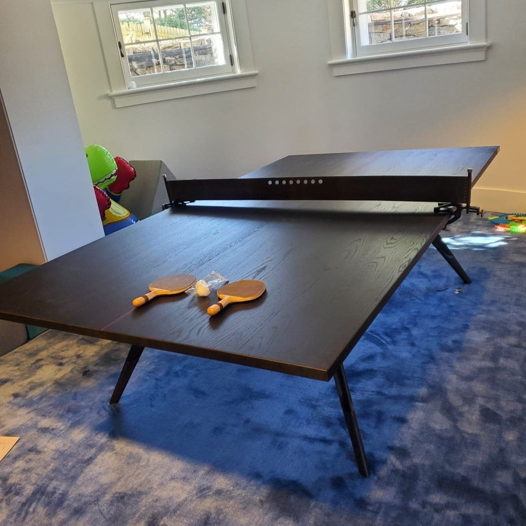 Ping Pong Table - Ebonized Oak-Nuevo-STOCKR-HGDA841-Game Tables-1-France and Son
