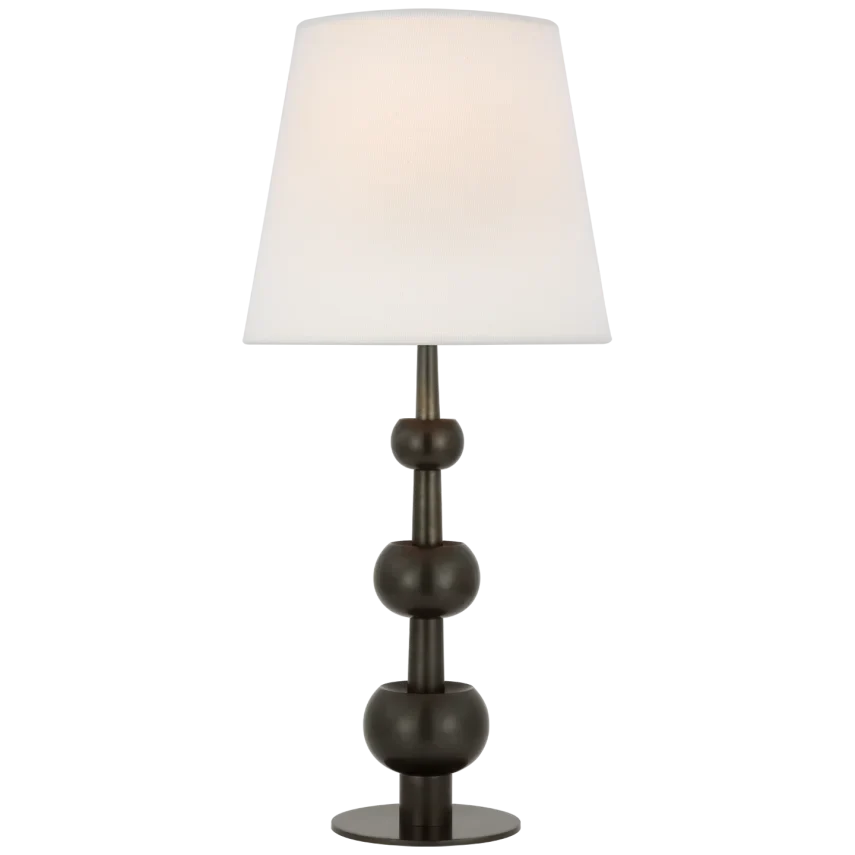 Coma Medium Triple Table Lamp-Visual Comfort-VISUAL-PCD 3105BZ-L-Table LampsBronze-1-France and Son