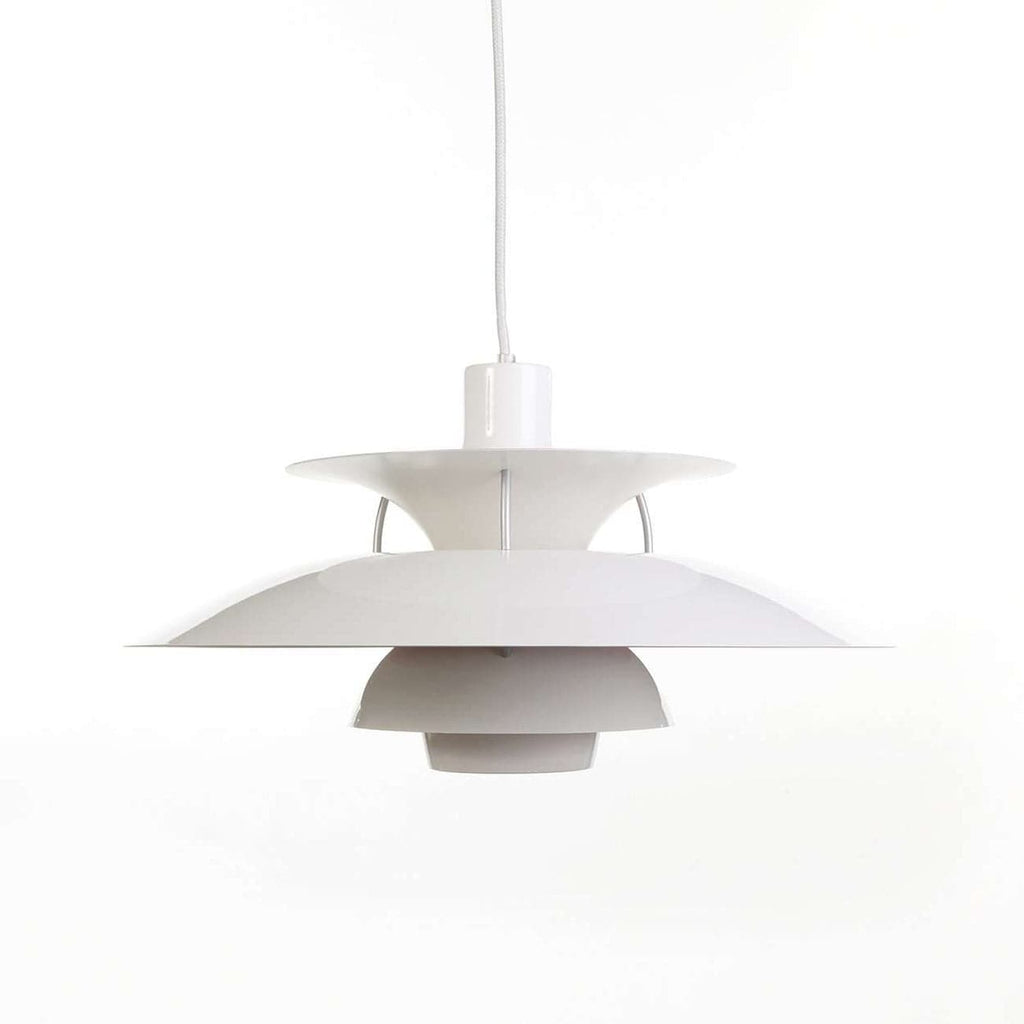 Henningsen 50 Pendant Lamp-France & Son-LBC010WHT-Pendants-1-France and Son