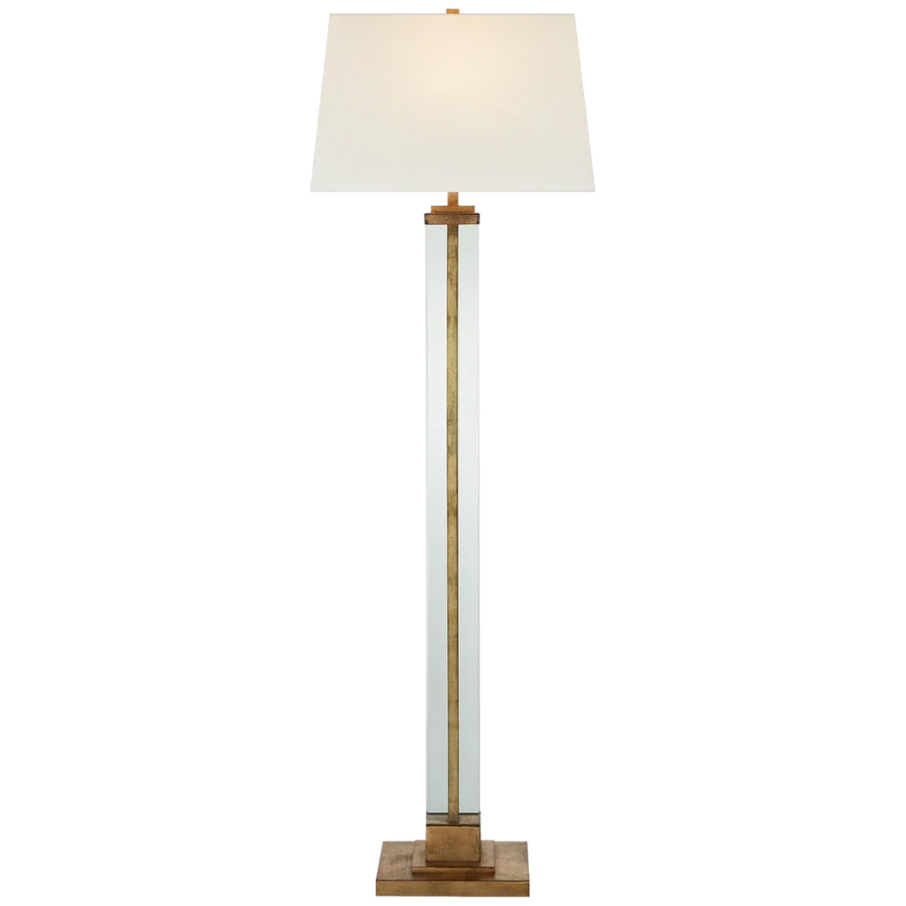 Wrighty Large Floor Lamp-Visual Comfort-VISUAL-S 1702GI-L-Floor Lamps-1-France and Son