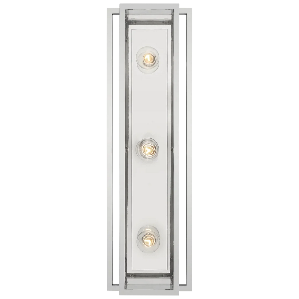 Helly 24" Vanity Light-Visual Comfort-VISUAL-S 2203BZ/HAB-CG-Bathroom VanityBronze and Hand-Rubbed Antique Brass-Clear Glass-1-France and Son