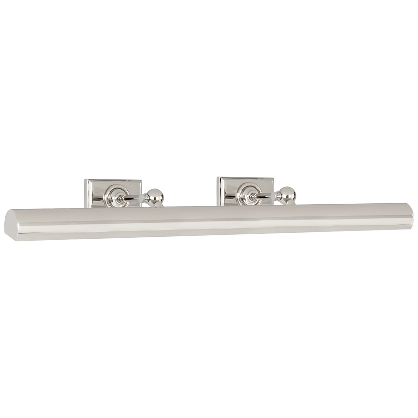 30" Cabion Maker's Picture Light-Visual Comfort-VISUAL-SL 2707AN-Wall LightingAntique Nickel-1-France and Son
