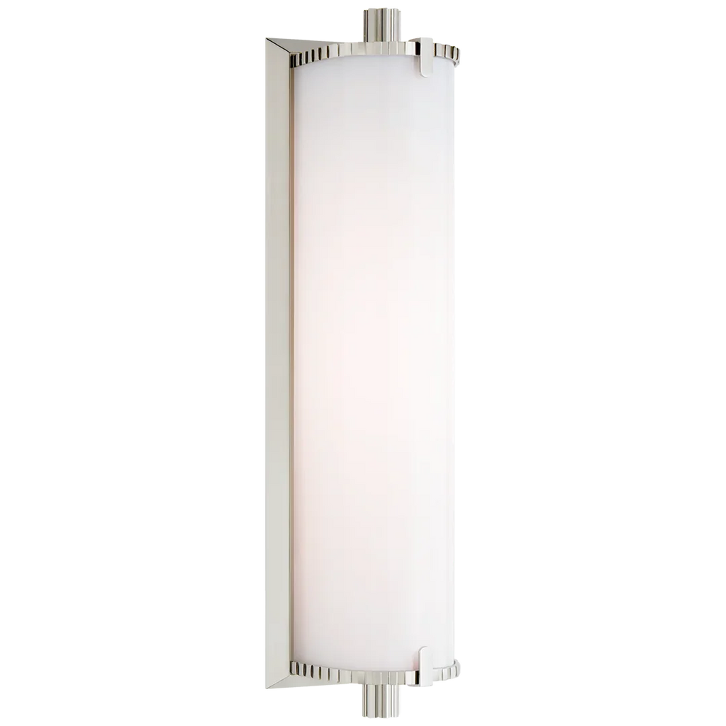 Charlie Medium Bath Light-Visual Comfort-VISUAL-TOB 2192BZ-WG-Bathroom LightingBronze-White Glass-1-France and Son