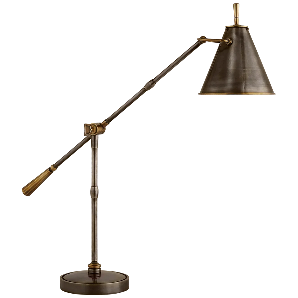 Greatman Table Lamp-Visual Comfort-VISUAL-TOB 3536BZ/HAB-Table LampsBronze and Hand-Rubbed Antique Brass-1-France and Son