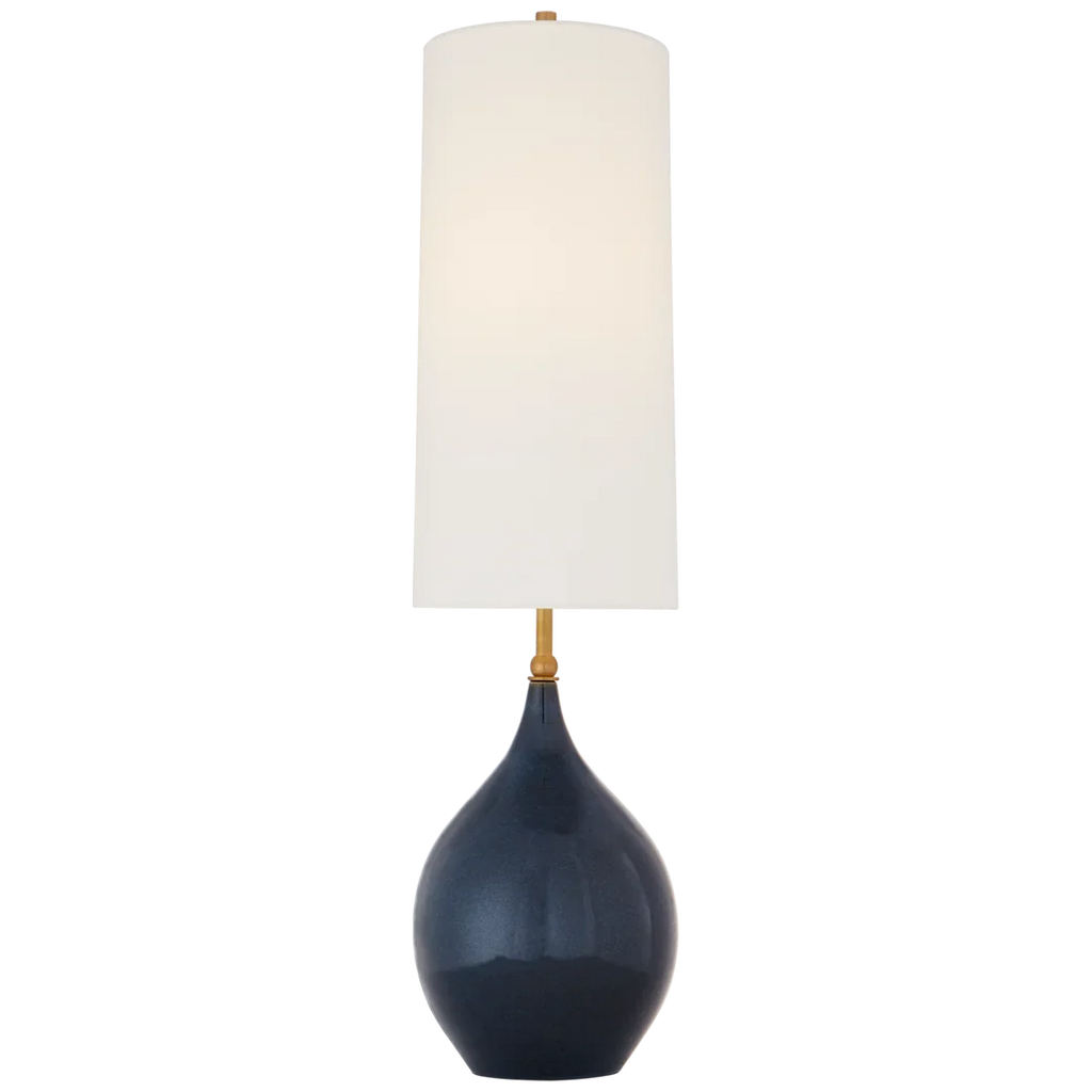 London Large Table Lamp-Visual Comfort-VISUAL-TOB 3684MBB-L-Table LampsMixed Blue Brown-1-France and Son