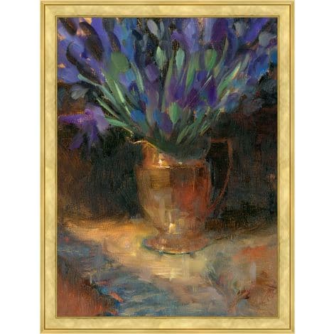 Lavendar Bouquet-Wendover-WEND-WFL1765-Wall Art1-1-France and Son