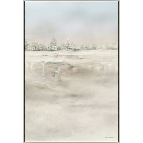 Snowfall Pond 1-Wendover-WEND-WLD1855-Wall Art-1-France and Son