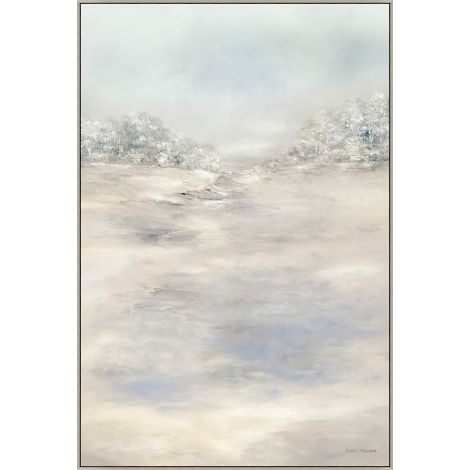 Snowfall Pond 2-Wendover-WEND-WLD1856-Wall Art-1-France and Son
