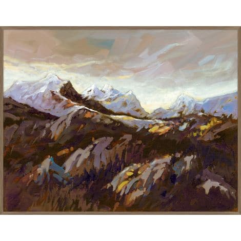 Dusk Over the Rockies 1-Wendover-WEND-WLD2480-Wall Art-1-France and Son