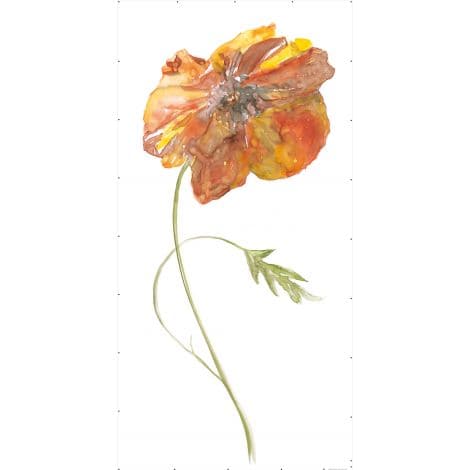 Tall Orange Flower-Wendover-WEND-WTUR0203-Wall ArtI-1-France and Son