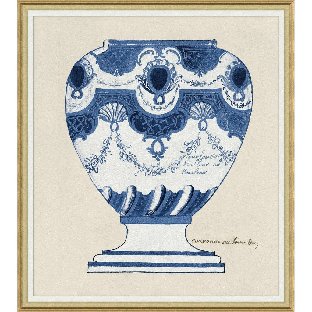 Porcelain Vase 1-Wendover-WEND-WVT1038-Wall Art-1-France and Son