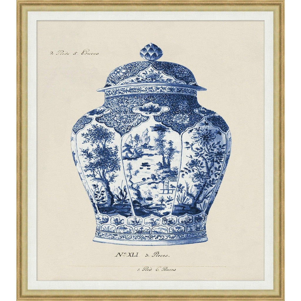 Porcelain Vase 2-Wendover-WEND-WVT1100-Wall Art-1-France and Son