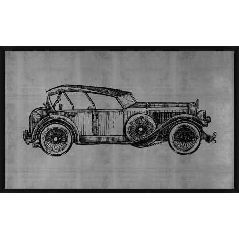 Silver Leaf Antique Car 1-Wendover-WEND-WVT1392-Wall Art-1-France and Son