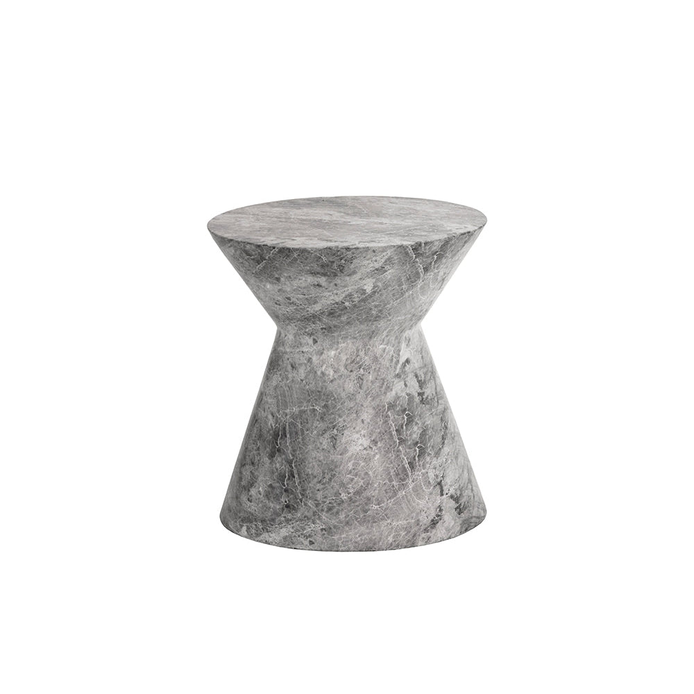 Astley End Table - Marble Look - Grey-Sunpan-SUNPAN-106496-Side Tables-1-France and Son
