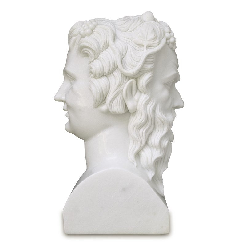 Hector Marble Bust Sculpture-Currey-CURY-1200-0665-Decorative Objects-1-France and Son