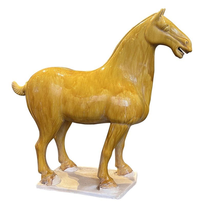 Tang Dynasty Persimmon Horse-Currey-CURY-1200-0779-Decorative ObjectsPersimmon-1-France and Son