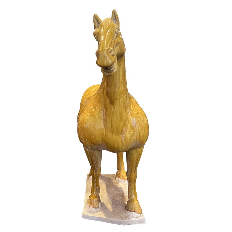 Tang Dynasty Persimmon Horse-Currey-CURY-1200-0779-Decorative ObjectsPersimmon-3-France and Son