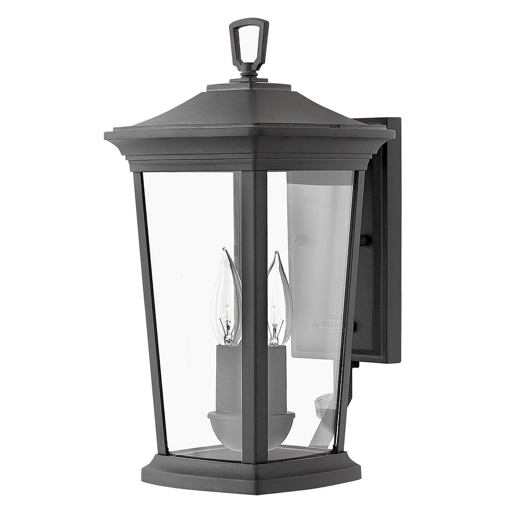 Outdoor Bromley - Small Wall Mount Lantern-Hinkley Lighting-HINKLEY-2360MB-LL-Outdoor Post LanternsMuseum Black-1-France and Son