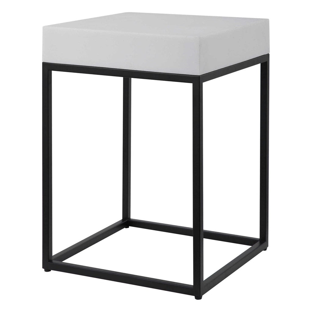 Gambia Marble Accent Table-Uttermost-UTTM-24936-Side Tables-1-France and Son